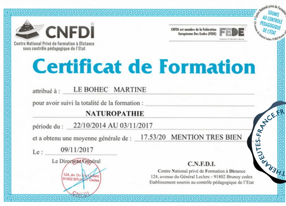 Naturopathie 1&egrave;re s&eacute;ance