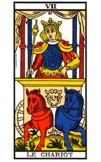 tarot de Marseille le chariot 7 tarot de Marseille le chariot 7