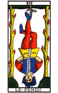 tarot de Marseille le pendu 12 tarot de Marseille le pendu 12