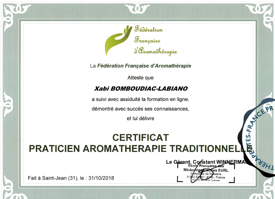Aromath&eacute;rapie Traditionnelle